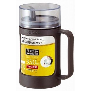 ASVEL Glass Leakproof Oil Liquid Jar 350ml - Brown